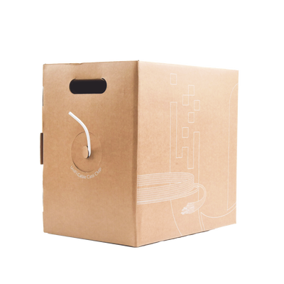Bobina de cable UTP Plenum (CMP) UniFi, Cat6, Color blanco, 23 AWG, 305m para interior - UBIQUITI