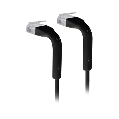 UniFi Ethernet Patch Cable Cat6 de 2 Metros (6.56 Pies), Color Negro - UBIQUITI