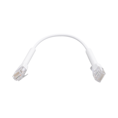 UniFi Ethernet Patch Cable Cat6 de 22 cm (8.66 pulgadas), Color Blanco UBIQUITI - Vista 2