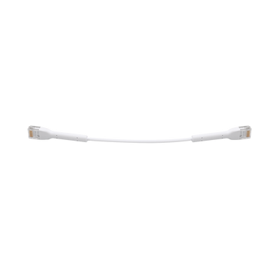 UniFi Ethernet Patch Cable Cat6 de 22 cm (8.66 pulgadas), Color Blanco - UBIQUITI