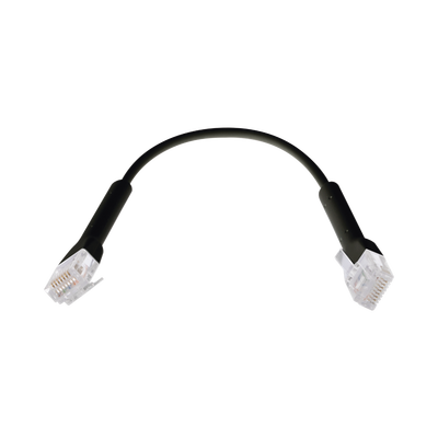 UniFi Ethernet Patch Cable Cat6 de 22 cm (8.66 pulgadas), Color Negro UBIQUITI - Vista 2