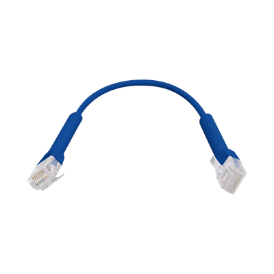 UniFi Ethernet Patch Cable Cat6 de 22 cm (8.66 pulgadas), Color Azul UBIQUITI - Vista 2