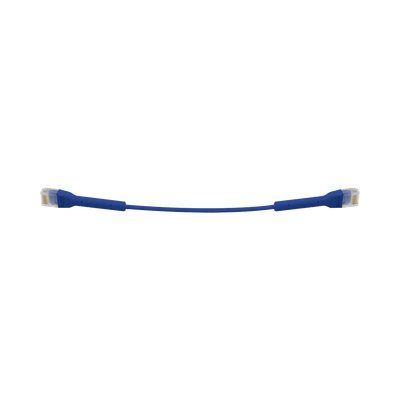 UniFi Ethernet Patch Cable Cat6 de 22 cm (8.66 pulgadas), Color Azul - UBIQUITI