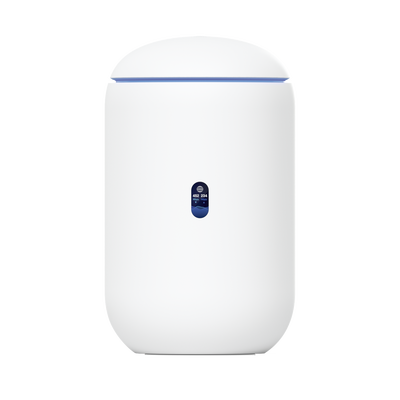 UniFi Dream Router con WiFi 6, 4 puertos LAN Gigabit de los cuales 2 son POE 802.3af. Aplicaciones UniFi Network, Protect ...
