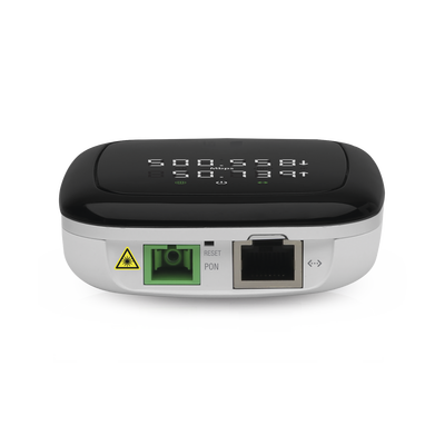 UFiber GPON ONU, Unidad de red óptica con 1 puerto WAN GPON (SC/APC) + 1 puerto LAN Gigabit Ethernet UBIQUITI - Vista 3