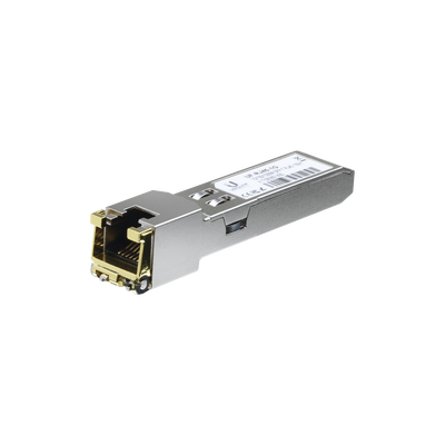 UFiber Módulo Ethernet RJ45 a SFP+ 1/10 Gbps, distancia hasta 100 m (1 Gbps) o 30 m (10 Gbps) - UBIQUITI