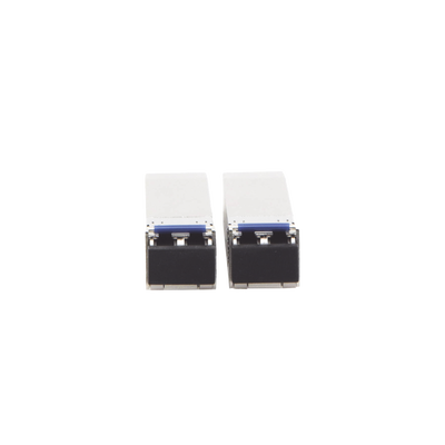UFiber Módulo SFP+ 10G, transceptor MiniGibic MonoModo 10 Gbps, distancia 10 km, conectores LC, paquete de 2 piezas - UBIQ...