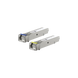 UFiber Módulo SFP, transceptor MiniGibic MonoModo 1.25 Gbps, distancia 3km, un conector LC, incluye 2 tranceptores - UBIQUITI