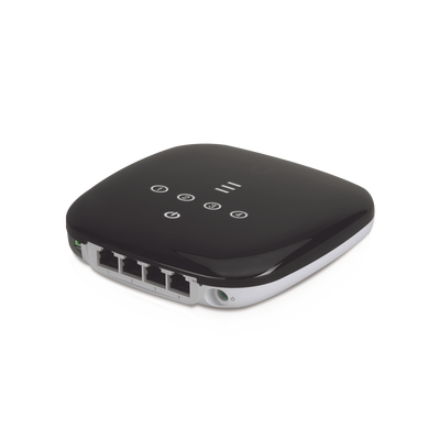 UFiber WiFi 802.11n GPON ONU, Unidad de red óptica con 1 puerto WAN GPON (SC/APC) + 4 puertos LAN Gigabit Ethernet UBIQUIT...
