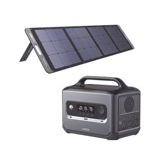 Kit de Estación de Energía Portátil 1200W (1024Wh) + Panel Solar Plegable de 200W - UGREEN
