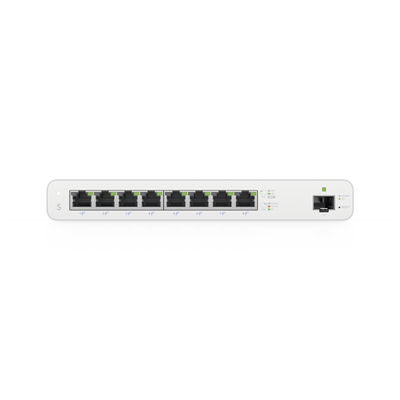 UISP Switch Gigabit PoE Pasivo de Capa 2 con 8 Puertos para Implementaciones MicroPoP UBIQUITI - Vista 2