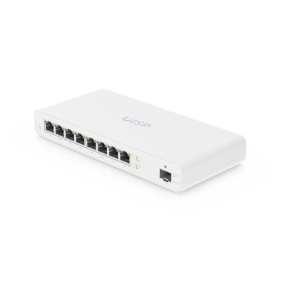UISP Switch Gigabit PoE Pasivo de Capa 2 con 8 Puertos para Implementaciones MicroPoP UBIQUITI - Vista 5