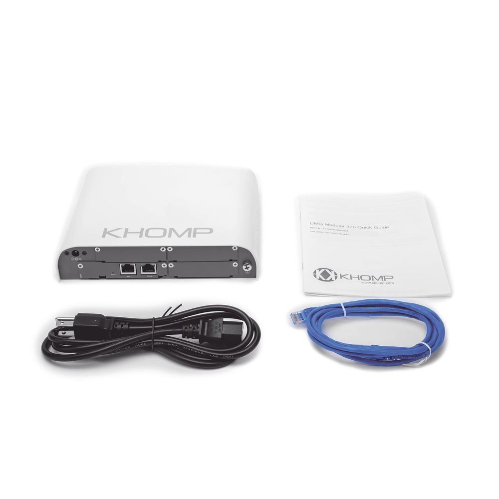 Gateway UMG 300 Modular con 3 ranuras para módulos o tarjetas de E1, GSM 2G y 3G, FXS y/o FXO, hasta 46 canales | SIERRA STORE