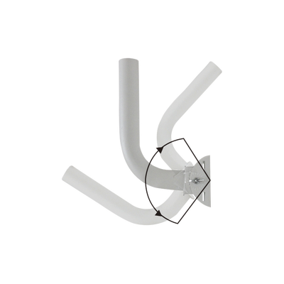 Montaje universal flexible para instalación en poste o pared, compatible con equipos Ubiquiti, Mimosa, Cambium y Altai TXP...