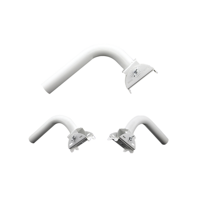 Montaje universal flexible para instalación en poste o pared, compatible con equipos Ubiquiti, Mimosa, Cambium y Altai - T...
