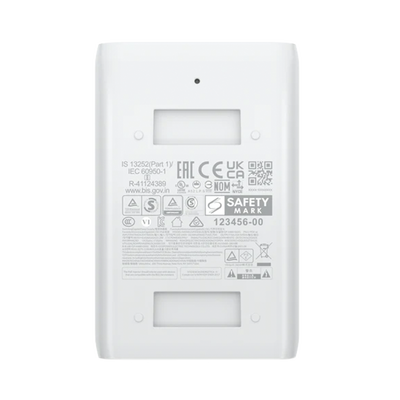 Adaptador PoE Ubiquiti (48 VDC, 0.65A) puerto Gigabit, ideal para equipos UniFi UBIQUITI - Vista 3
