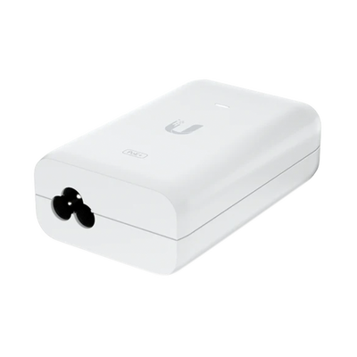 Adaptador PoE Ubiquiti (48 VDC, 0.65A) puerto Gigabit, ideal para equipos UniFi UBIQUITI - Vista 7
