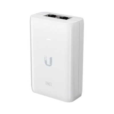 Adaptador PoE Ubiquiti (48 VDC, 0.65A) puerto Gigabit, ideal para equipos UniFi - UBIQUITI