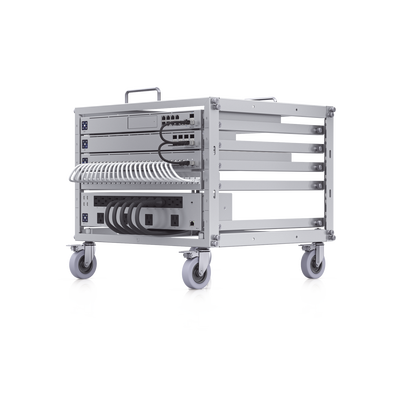 UniFi Rack Móvil de 6 Unidades, incluye 1 patchpanel de 24 puertos Gigabit, no requiere herramientas para armarse, incluye...
