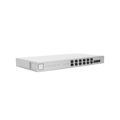 UniFi Switch 16 XG, Capa 2 de 12 puertos SFP+ 10 Gb + 4 puertos 10G Base-T (RJ-45) UBIQUITI - Vista 4