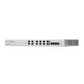 UniFi Switch 16 XG, Capa 2 de 12 puertos SFP+ 10 Gb + 4 puertos 10G Base-T (RJ-45) - UBIQUITI