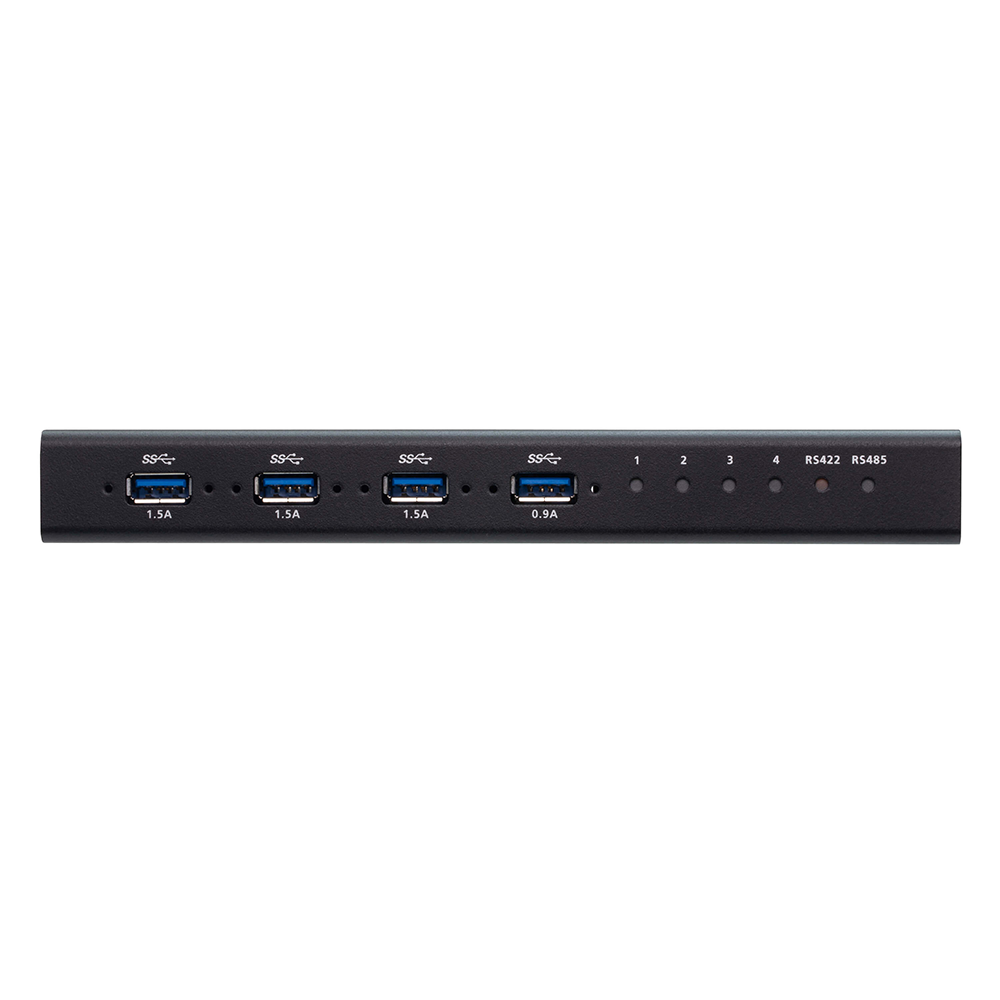 Conmutador USB industrial / 4x4 / USB 3.2 Gen 1 / Rackmount / 0-50°C / 3.9-5.9 ft cables | SIERRA STORE