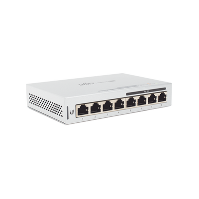 Switch UniFi Administrable capa 2 de 8 puertos Gigabit (4 Puertos Gigabit PoE 802.3af y 4 puertos Gigabit ethernet) 60W UB...