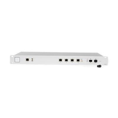 Ruteador UniFi para medianas y grandes empresas con funciones de firewall, soporta balanceo de carga y Fail Over entre 2 W...