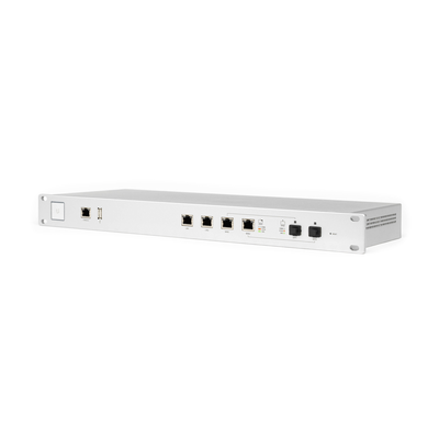 Ruteador UniFi para medianas y grandes empresas con funciones de firewall, soporta balanceo de carga y Fail Over entre 2 W...