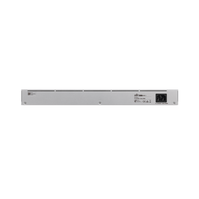 UniFi Switch USW-24, Capa 2 de 24 puertos 10/100/1000 Mbps + 2 puertos 1G SFP, pantalla informativa UBIQUITI - Vista 2