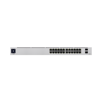 UniFi Switch USW-24-POE Gen2, Capa 2 de 24 puertos (16 puertos PoE 802.3af/at + 8 puertos Gigabit) + 2 puertos 1G SFP, 95W...