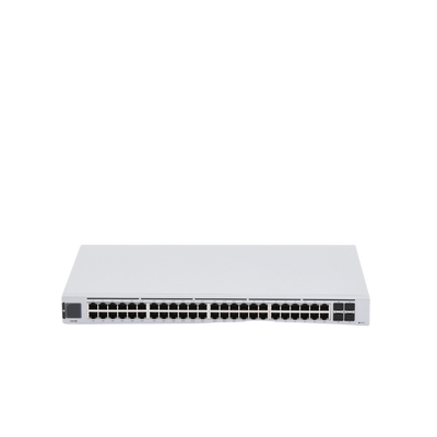 UniFi Switch USW-48-POE, Capa 2 de 48 puertos (32 puertos PoE 802.3af/at + 16 puertos Gigabit) + 4 puertos 1G SFP, 195W, p...