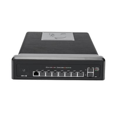 Switch industrial UniFi PoE de 10 puertos Gigabit (8 x 802.3bt y 2 x Ethernet) para temperaturas extremas UBIQUITI - Vista 2