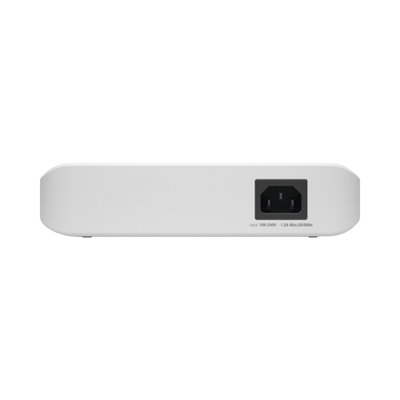 Switch UniFi Lite Administrable PoE de 16 Puertos 10/100/1000 Mbps (8 puertos 802.3af/at), 45 W UBIQUITI - Vista 2