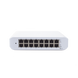 Switch UniFi Lite Administrable PoE de 16 Puertos 10/100/1000 Mbps (8 puertos 802.3af/at), 45 W UBIQUITI - Vista 3