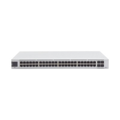 UniFi Switch USW-Pro-48, Capa 3 de 48 puertos Gigabit RJ-45 + 4 puertos 1/10G SFP+, pantalla informativa - UBIQUITI