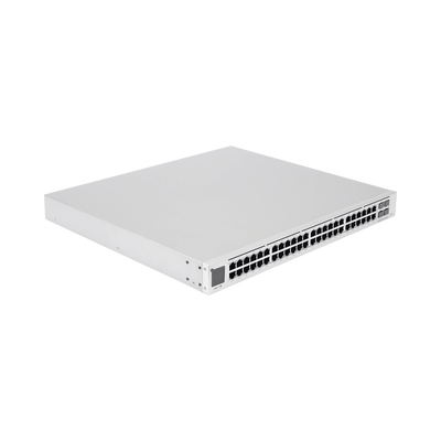 UniFi Switch USW-Pro-48-POE Gen2, Capa 3 de 48 puertos PoE 802.3at/bt + 4 puertos 1/10G SFP+, 600W, pantalla informativa U...