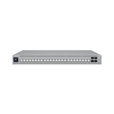 UniFi Switch Pro HD Capa 3, 24 puertos Etherlighting POE++ / (22) puertos 2.5 GbE, (2) puertos 10GbE, todos POE++, (4) pue...