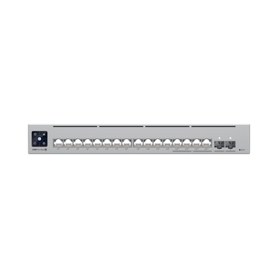 UniFi Switch Pro Max 16 PoE con funciones Capa 3, 16 puertos EtherLight RGB / (4) puertos 2.5 GbE POE++ y (12) puertos GbE...