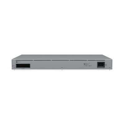UniFi Switch Pro Max 24 POE, 24 puertos (8 puertos POE++ 2.5 GbE y 16 puertos GbE POE+), 2 puertos SFP+ 10G, 400W, pantall...