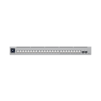 UniFi Switch Pro Max 24 POE, 24 puertos (8 puertos POE++ 2.5 GbE y 16 puertos GbE POE+), 2 puertos SFP+ 10G, 400W, pantall...