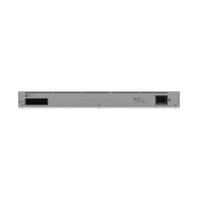 UniFi Switch Pro Max 24 POE, 24 puertos (8 puertos POE++ 2.5 GbE y 16 puertos GbE POE+), 2 puertos SFP+ 10G, 400W, pantall...