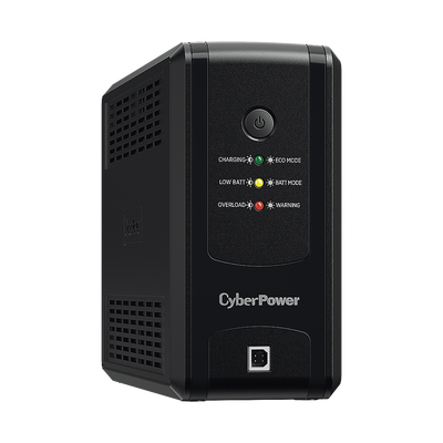UPS de 550 VA/275 W, Topología Línea Interactiva, Entrada 120 Vca NEMA 5-15P, y 8 Salidas NEMA 5-15R, Puerto USB, Con Regu...