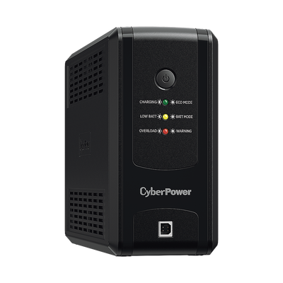 UPS de 750 VA/375 W, Topología Línea Interactiva, Entrada 120 Vca NEMA 5-15P, y 8 Salidas NEMA 5-15R, Puerto USB, Con Regu...
