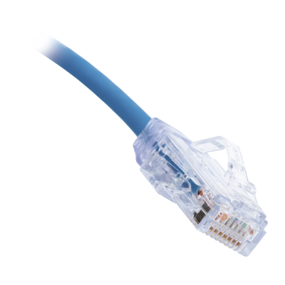 Cable de Parcheo TX6, UTP Cat6, Diámetro Reducido (28AWG), Color Azul, 0.3 Metros (1 Pie) PANDUIT - Vista 2