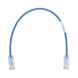 Cable de Parcheo TX6, UTP Cat6, Diámetro Reducido (28AWG), Color Azul, 0.3 Metros (1 Pie) - PANDUIT
