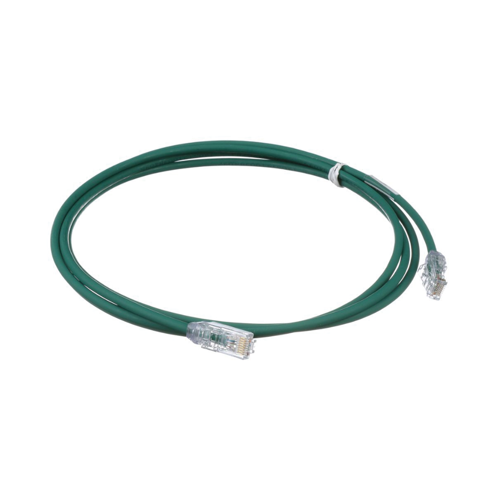 PANDUIT UTP28X5GR - Cable de Parcheo UTP / Cat6A / 28AWG / CM-LSZH / 1.52 m (5 ft) / Verde | SIERRA STORE