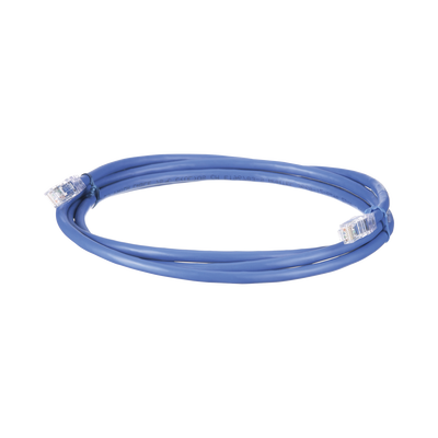 Cable de Parcheo UTP, Cat6A, 24 AWG, CM, Color Azul, 2.13 Metros (7 Pies) PANDUIT - Vista 3