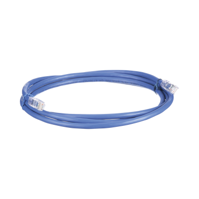 Cable de Parcheo UTP, Cat6A, 24 AWG, CM, Color Azul, 2.13 Metros (7 Pies) - PANDUIT