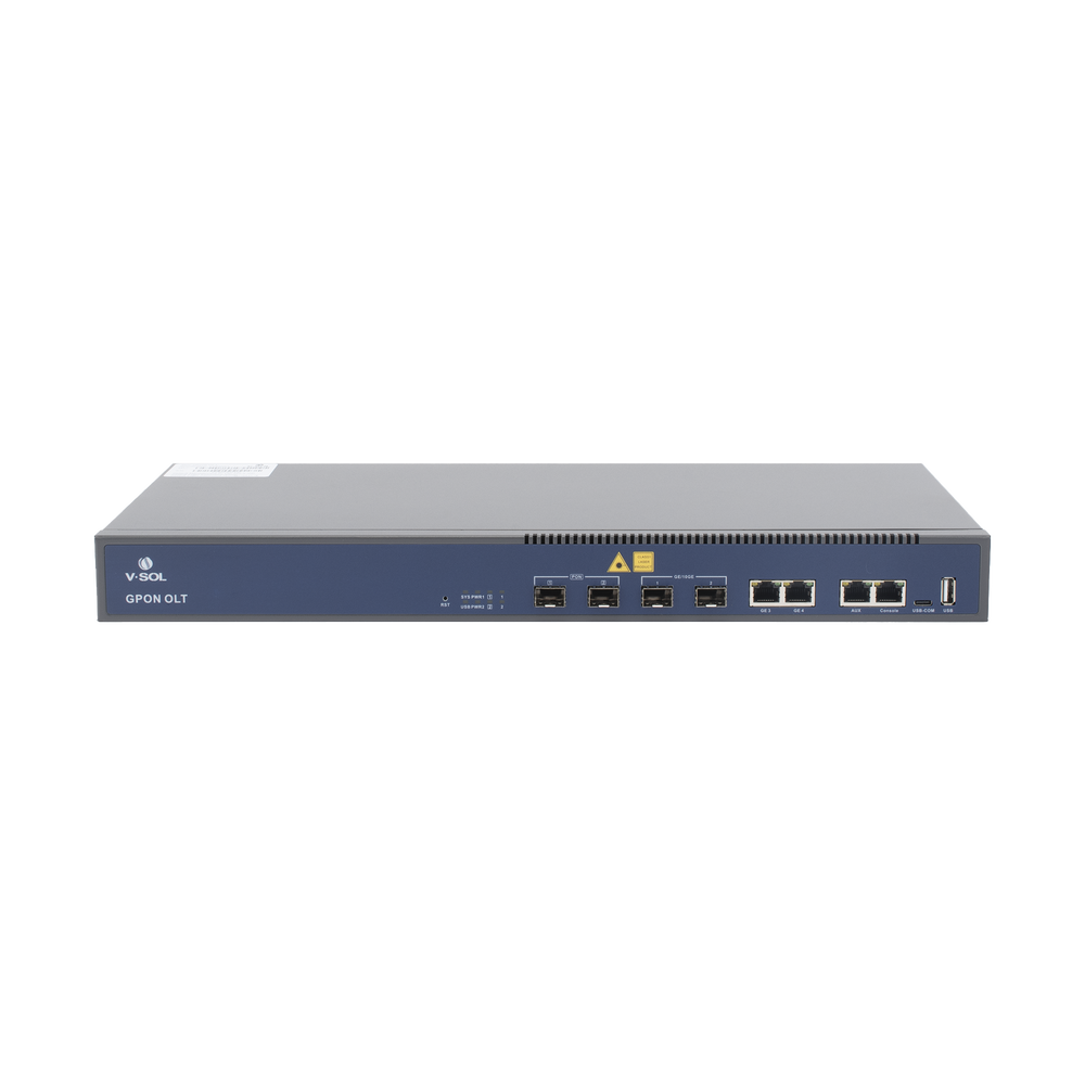 OLT / 2 Puertos GPON / 4 Uplink / 256 ONUs / Rack 1U | SIERRA STORE
